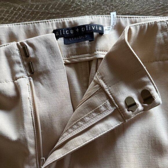 Alice + Olivia Nicky Chino Waistband Slim Ankle Pant - Picture 5 of 5